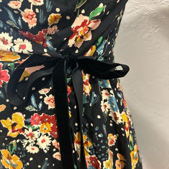 Zara Black and Orange Long Sleeve Sundress - Picture 2 of 5